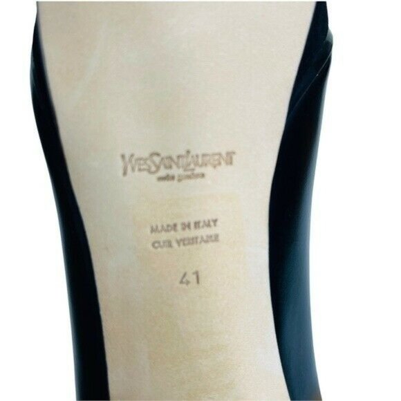 Rare Ysl Tribute Original Design Pair In Two-tone Design Women’s Size 10 - Picture 6 of 10